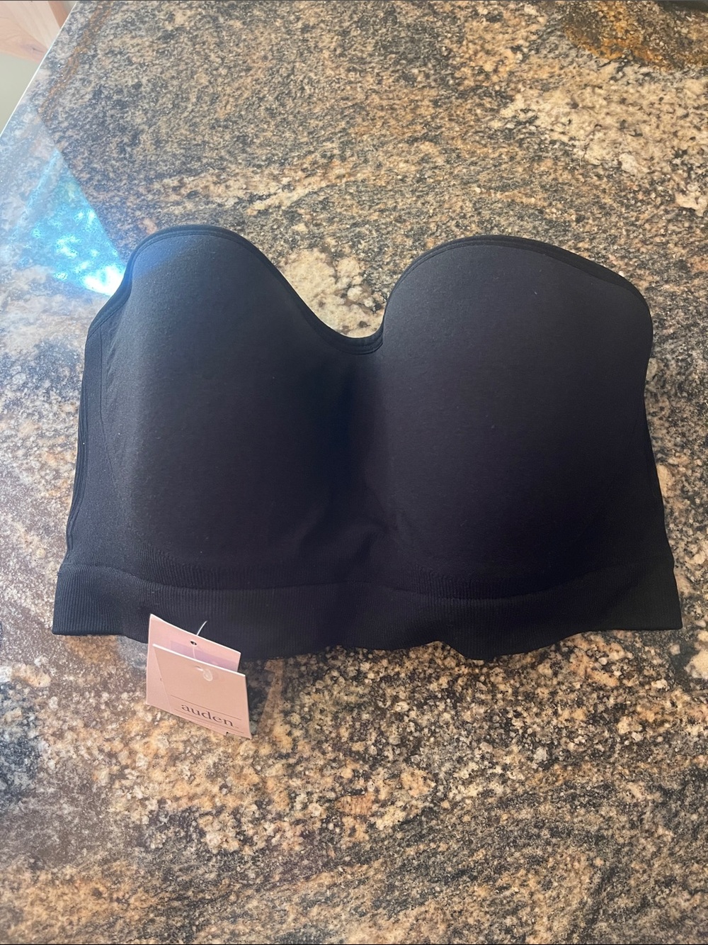 Target Black Strapless Longline Bandeau Bra